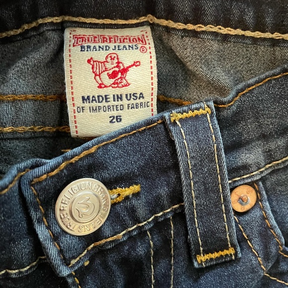 True Religion Casey Skinny Jeans Size 26W x 29.5L - Picture 6 of 14